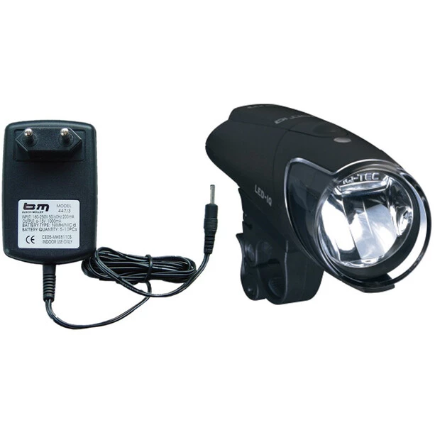 Busch-mueller Éclairage Vélo à Pile IXON IQ Lumière Avant Chargeur Et Batteries Inclus, Noir 2 Busch-mueller Éclairage Vélo à Pile IXON IQ Lumière Avant Chargeur Et Batteries Inclus, Noir – Image 2