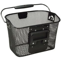 Klickfix Paniers Vélo Mini Panier Dense, Noir