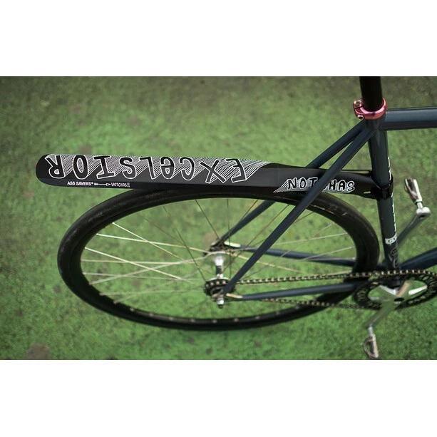 Ass-savers Fendor Bendor Garde-boue, Blanc/noir 3 Ass-savers Fendor Bendor Garde-boue, Blanc/noir – Image 3