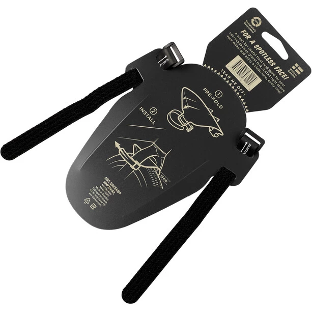 Ass-savers Mudder Mini Garde-boue Arrière, Gris 1 Ass-savers Mudder Mini Garde-boue Arrière, Gris