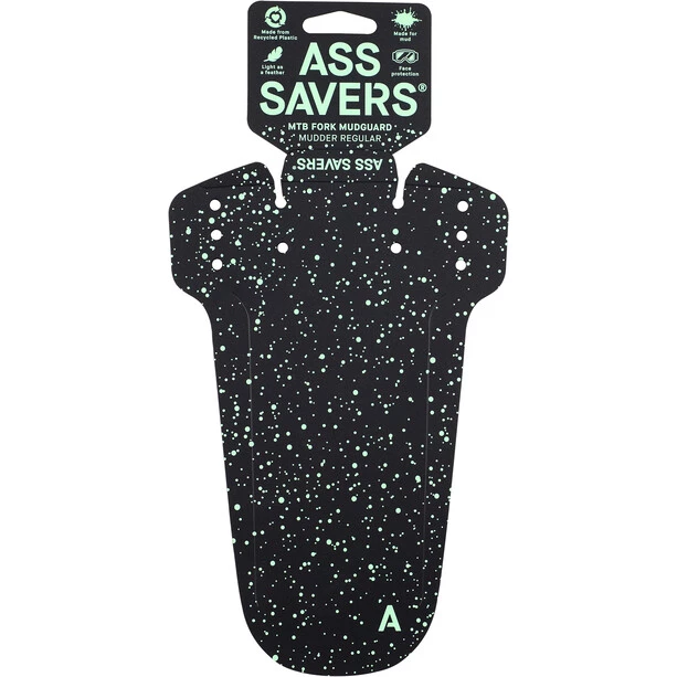 Ass-savers Mudder Garde-boue, Noir/vert 1 Ass-savers Mudder Garde-boue, Noir/vert