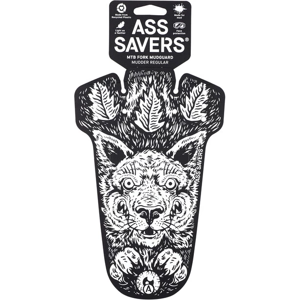Ass-savers Mudder Garde-boue, Noir 1 Ass-savers Mudder Garde-boue, Noir