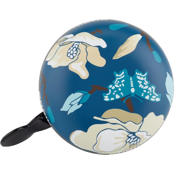 Basil Sonnettes Magnolia Sonnette De Vélo Ø80mm, Bleu/beige 1 Basil Sonnettes Magnolia Sonnette De Vélo Ø80mm, Bleu/beige