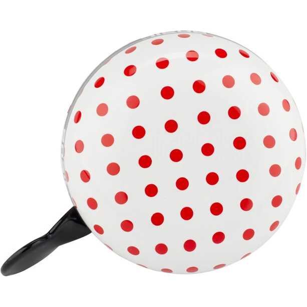 Basil Sonnettes Polkadot Sonnette De Vélo Ø80mm, Blanc/rouge 1 Basil Sonnettes Polkadot Sonnette De Vélo Ø80mm, Blanc/rouge