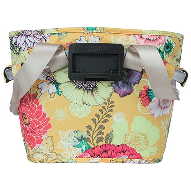 Basil Paniers Vélo Bloom Field Carry-All Panier Avant 15l Avec Plaque KF, Jaune/Multicolore 2 Basil Paniers Vélo Bloom Field Carry-All Panier Avant 15l Avec Plaque KF, Jaune/Multicolore – Image 2