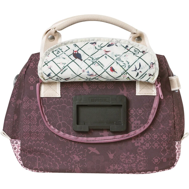 Basil Sacoches Pour Guidon Bohème City KF Sacoche De Guidon 8l, Rouge/beige 2 Basil Sacoches Pour Guidon Bohème City KF Sacoche De Guidon 8l, Rouge/beige – Image 2