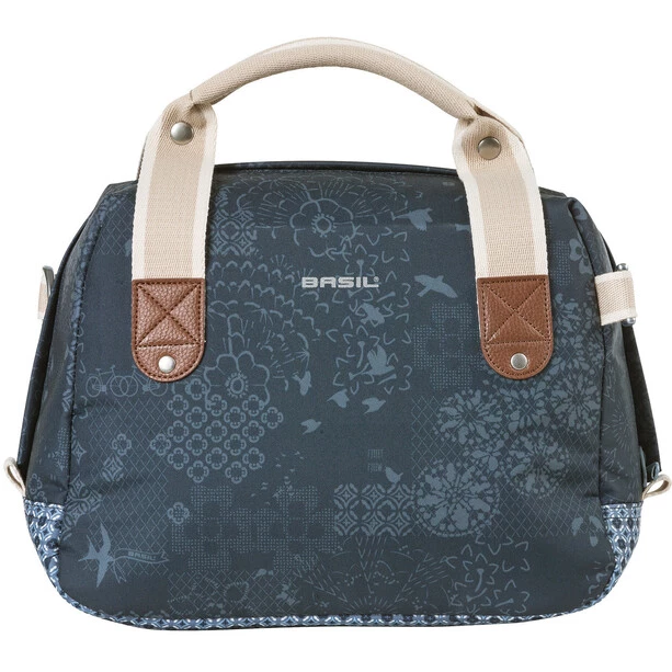Basil Sacoches Pour Guidon Bohème City KF Sacoche De Guidon 8l, Bleu/beige 1 Basil Sacoches Pour Guidon Bohème City KF Sacoche De Guidon 8l, Bleu/beige