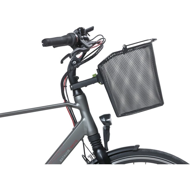 Basil Paniers Vélo Bremen Panier Pour Roue Avant Avec Support De Potence Ahead KF, Noir 4 Basil Paniers Vélo Bremen Panier Pour Roue Avant Avec Support De Potence Ahead KF, Noir – Image 4