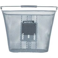 Basil Paniers Vélo Bremen KF Panier Pour Roue Avant, Argent