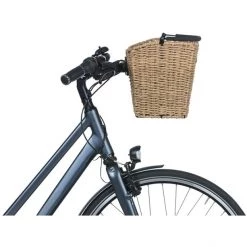 Basil Paniers Vélo Bremen Rattan Look KF Panier Pour Roue Avant, Beige -Catégories les plus recherchées Soldes basil bremen vr korb inklusive baseasy klickfix adapterplatte rattan look seagrass 5