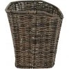 Basil Paniers Vélo Bremen Rattan Look FM Panier Pour Roue Avant, Marron