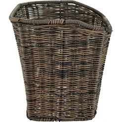Basil Paniers Vélo Bremen Rattan Look FM Panier Pour Roue Avant, Marron