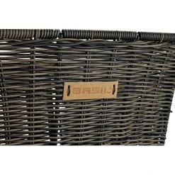 Basil Paniers Vélo Bremen Rattan Look FM Panier Pour Roue Avant, Marron -Catégories les plus recherchées Soldes basil bremen vr korb rattan look natur braun 5