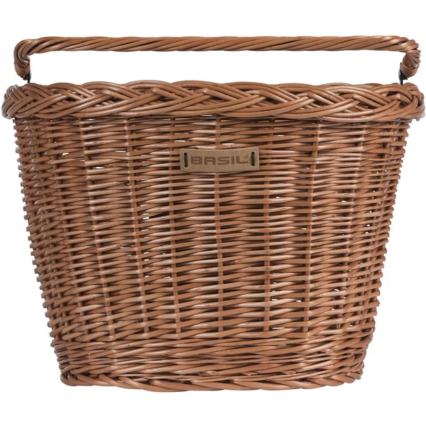 Basil Paniers Vélo Bremen Wicker KF Panier Pour Roue Avant, Marron 1 Basil Paniers Vélo Bremen Wicker KF Panier Pour Roue Avant, Marron