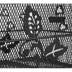 Basil Paniers Vélo Cento Flower S Panier Pour Roue Arrière, Noir -Catégories les plus recherchées Soldes basil cento flower taschenkorb engmaschig laengs s schwarz 4