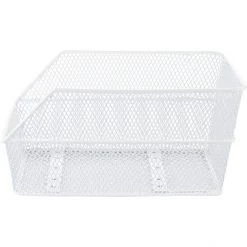 Basil Paniers Vélo Cento S Panier Arrière, Blanc