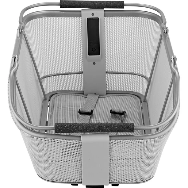 Basil Paniers Vélo Cento Tech Fiber Panier De Vélo Nordlicht MIK, Bleu/argent 2 Basil Paniers Vélo Cento Tech Fiber Panier De Vélo Nordlicht MIK, Bleu/argent – Image 2