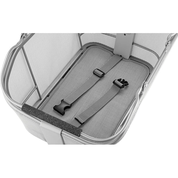 Basil Paniers Vélo Cento Tech Fiber Panier De Vélo Nordlicht MIK, Bleu/argent 3 Basil Paniers Vélo Cento Tech Fiber Panier De Vélo Nordlicht MIK, Bleu/argent – Image 3