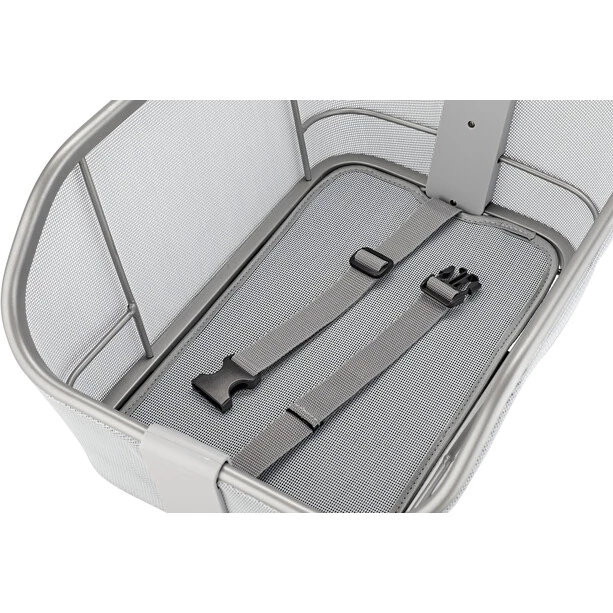 Basil Paniers Vélo Cento Tech Fiber Panier De Vélo WSL, Bleu/argent 3 Basil Paniers Vélo Cento Tech Fiber Panier De Vélo WSL, Bleu/argent – Image 3