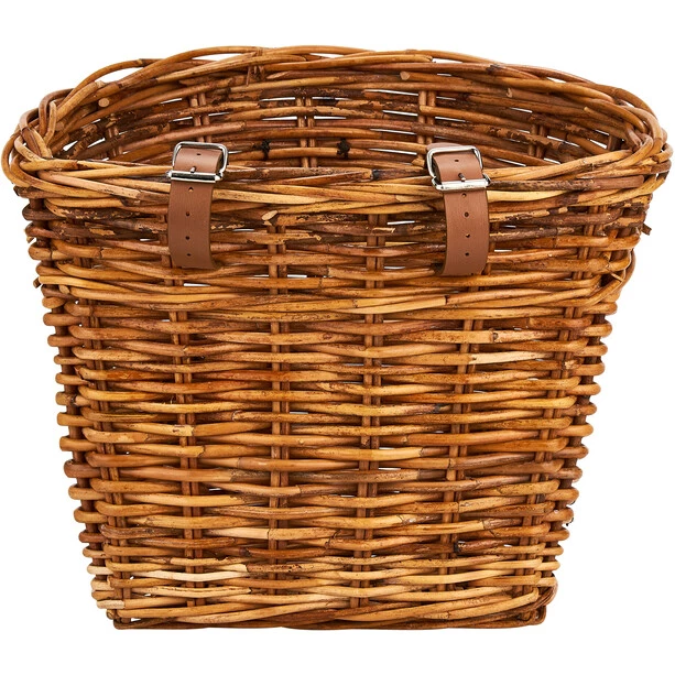 Basil Paniers Vélo Darcy Rotan L Panier Roue Avant, Marron 2 Basil Paniers Vélo Darcy Rotan L Panier Roue Avant, Marron – Image 2