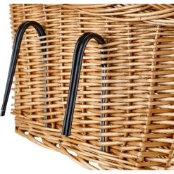 Basil Paniers Vélo Dublin Panier Roue Avant/arrière, Marron -Catégories les plus recherchées Soldes basil dublin weidenkorb rechteckig natur 4