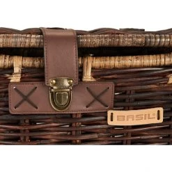Basil Paniers Vélo Denton M Panier De Vélo, Marron -Catégories les plus recherchées Soldes basil hr transportkorb denton m naturbraun 5