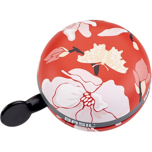 Basil Sonnettes Magnolia Sonnette De Vélo Ø80mm, Rouge 1 Basil Sonnettes Magnolia Sonnette De Vélo Ø80mm, Rouge
