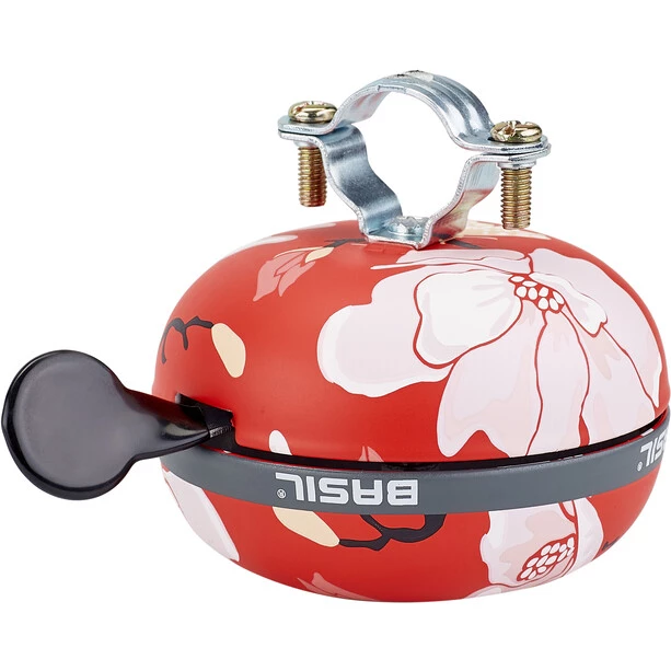 Basil Sonnettes Magnolia Sonnette De Vélo Ø80mm, Rouge 2 Basil Sonnettes Magnolia Sonnette De Vélo Ø80mm, Rouge – Image 2