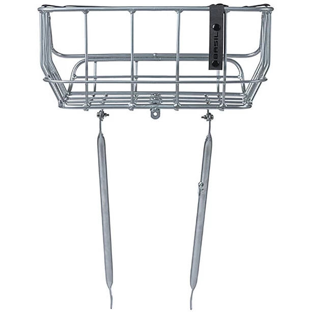 Basil Paniers Vélo Portland Panier Avant 25l, Argent 2 Basil Paniers Vélo Portland Panier Avant 25l, Argent – Image 2