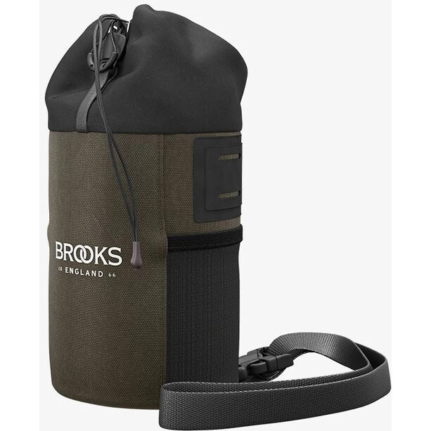 Brooks Sacoches Pour Guidon Scape Pochette, Olive/noir 2 Brooks Sacoches Pour Guidon Scape Pochette, Olive/noir – Image 2