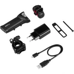 Busch-mueller Éclairage Vélo à Pile IXON Core & IXXI Ensemble Éclairage, Rouge/transparent