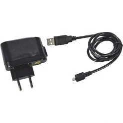 Busch-mueller Éclairage Vélo à Pile Ixon Fyre Batterie Pour Lumière Avant Avec Adaptateur D'alimentation USB, Noir