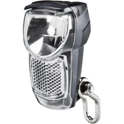 Busch-mueller Éclairage Vélo à Pile Lumotec IQ Eyro Batterie Pour Lumière Avant Montage Sur La Fourche, Noir/argent