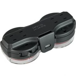 Busch-mueller Éclairage Vélo à Pile Toplight Flat S Éclairage Arrière Fonctionnant Sur Piles Permanent, Noir