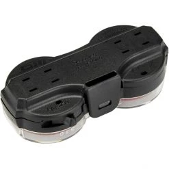 Busch-mueller Éclairage Vélo à Pile Toplight Flat Senso Éclairage Arrière Fonctionnant Sur Piles, Noir/rouge