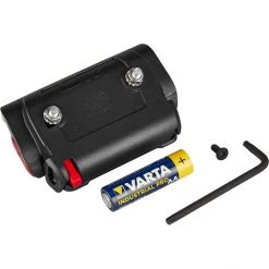 Busch-mueller Éclairage Vélo à Pile Toplight Line Éclairage Arrière Fonctionnant Sur Piles Permanent 50 Mm, Noir