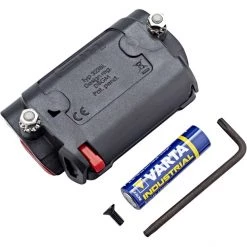 Busch-mueller Éclairage Vélo à Pile Toplight Line Éclairage Arrière Fonctionnant Sur Piles Permanent, 80 Mm, Noir