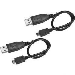 Cateye Éclairage Vélo à Pile GVolt 25 HL-EL360GRC + Rapid Micro G HL-EL620G Set, Noir