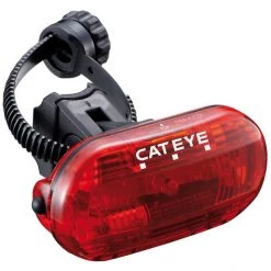 Cateye Éclairage Vélo à Pile GVolt 25C EL370G/LD135G Kit Éclairages Omni 3G Incl., Noir/rouge