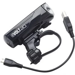 Cateye Éclairage Vélo à Pile GVOLT20RC HL-EL350GRC Éclairage Avant, Noir