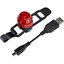 Cateye Éclairage Vélo à Pile Loop2G SL-LD140GRC Éclairage Arrière, Noir/rouge