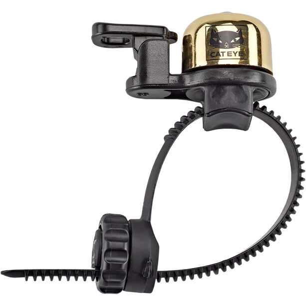 Cateye Sonnettes OH-2400 Micro Brass Sonnette De Vélo, Or/noir 2 Cateye Sonnettes OH-2400 Micro Brass Sonnette De Vélo, Or/noir – Image 2