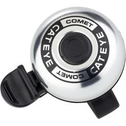 Cateye Sonnettes PB 200 Sonnette De Vélo, Argent/noir