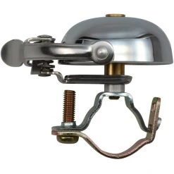 Crane-bell-co Sonnettes Mini Suzu Sonnette Montage Sur Bande D'acier, Argent