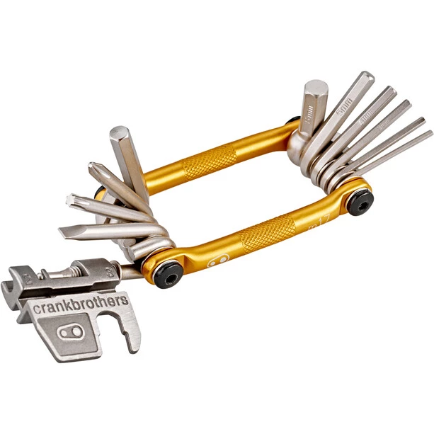 Crankbrothers Mini-outils & Outils Multifonctions Multi-17 Outil Multifonction, Argent/Or 1 Crankbrothers Mini-outils & Outils Multifonctions Multi-17 Outil Multifonction, Argent/Or
