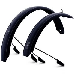 Cube-acid Compact 75 Jeu De Garde-boue Avec Supports Pour Vélo Cube Compact 20", Noir