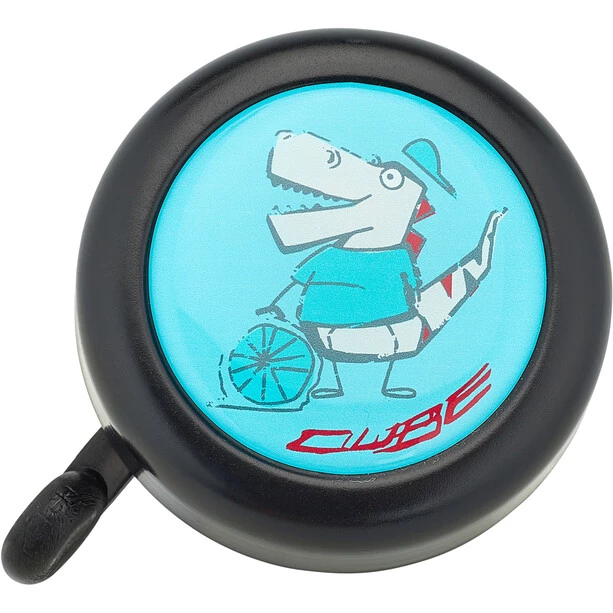 Cube Sonnettes Friends Sonnette De Vélo, Noir/turquoise 1 Cube Sonnettes Friends Sonnette De Vélo, Noir/turquoise