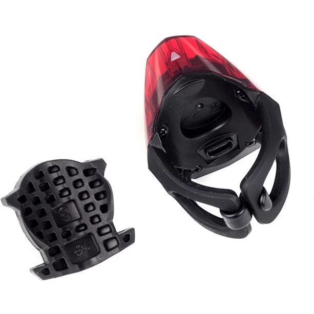 Rfr Éclairage Vélo à Pile Tour 35 Kit D’éclairages Sangle LED USB, Noir 1 Rfr Éclairage Vélo à Pile Tour 35 Kit D’éclairages Sangle LED USB, Noir