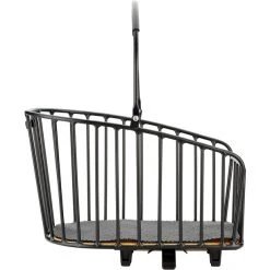 Klickfix Paniers Vélo Aluminio GT Panier Pour Roue Arrière Avec Clip Pour Panier, Noir