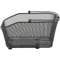 Klickfix Paniers Vélo City Korb 2 Pour Racktime, Noir